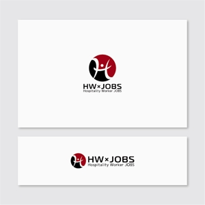 Quiet Design (QuietDesign)さんの人材派遣・人材紹介サイト「HW×JOBS」のロゴへの提案