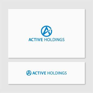 Quiet Design (QuietDesign)さんの『ACTIVE　HOLDINGS』のロゴ制作への提案