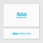 Quiet Design (QuietDesign)さんの会社「不動産業」の　株式会社ROA　のロゴへの提案