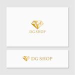 Quiet Design (QuietDesign)さんのダイヤモンド、ゴールド　ショップ　　ＤＧショップのロゴへの提案