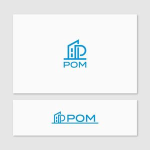 Quiet Design (QuietDesign)さんの不動産会社『POM』のロゴ作成への提案