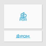 Quiet Design (QuietDesign)さんの不動産会社『POM』のロゴ作成への提案