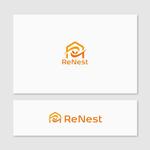 Quiet Design (QuietDesign)さんの住宅リフォーム・リノベーション事業部「ReNest/リネスト」のロゴ制作への提案