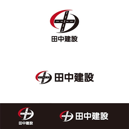 designoffice103plusさんの道路舗装業 「田中建設 株式会社」のロゴデザイン作成依頼への提案