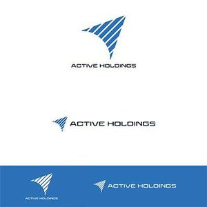 designoffice103plusさんの『ACTIVE　HOLDINGS』のロゴ制作への提案