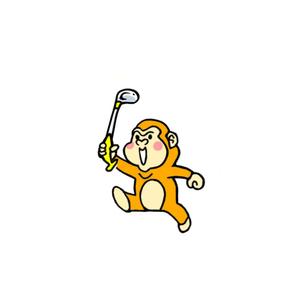 Pithecus (Pithecus)さんのゴルフアパレルブランドのキャラクターデザインへの提案