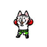 Pithecus (Pithecus)さんのシベリアンハスキー　グッズのロゴへの提案