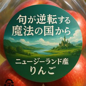 Meioujy (meiou)さんの「いまが旬」のNZ産りんごのパッケージデザインへの提案
