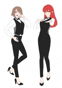 海鳴 (umari886)さんのガールズバー・コンセプトカフェ向けキャラクター制作への提案