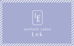 篠原碧 (j015_)さんのアイラッシュサロン「eyelash salon Lek」ポイントカード作成への提案