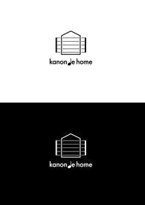 Graphicman (maxalcohol)さんの工務店の一般住宅ブランド「kanon de home」のロゴへの提案