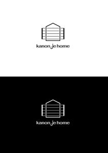 Graphicman (maxalcohol)さんの工務店の一般住宅ブランド「kanon de home」のロゴへの提案