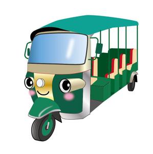 CUBE (cube1)さんのアジアのバイク「トゥクトゥク」をモチーフにしたキャラクター制作への提案
