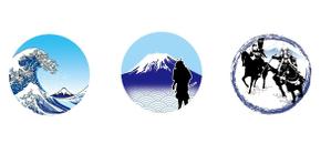 CUBE (cube1)さんの富士山の魅力を伝えるステッカーデザイン 3種類の制作への提案