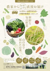 AO design (tomotomo2975)さんの野菜の宅配サービスのチラシへの提案