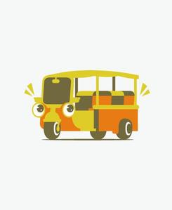 masato_illustrator (masato)さんのアジアのバイク「トゥクトゥク」をモチーフにしたキャラクター制作への提案