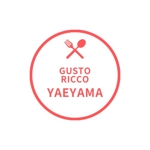 のぶさん (nobusan-555)さんのイタリアンビストロ「Gusto Ricco YAEYAMA」のロゴへの提案