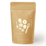 megui.design (meguindia)さんの販売予定の製菓用米粉のパッケージデザイン募集への提案