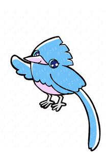 橙　ころも (daidaikoromo)さんの歯科医院のロゴの色調と「サンコウチョウ」に似せたキャラクターへの提案