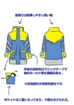 橙　ころも (daidaikoromo)さんの警備員の防寒着のデザインへの提案