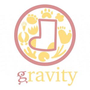 橙　ころも (daidaikoromo)さんの靴下ショップ「gravity」のロゴへの提案