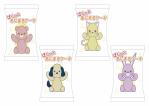 -akusa- (-akusa-)さんの子供向けお菓子「ひとくちアニマルケーキ」のパッケージデザイン、イラストへの提案
