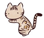 A-sa【アサ】 (DoN-run)さんの既存のイラストデザイン（ペットのベンガル猫）を元に、LINEスタンプを16個作成への提案