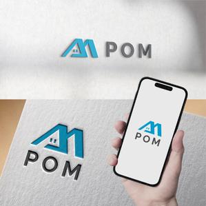 Lily_design (cocoda_design)さんの不動産会社『POM』のロゴ作成への提案
