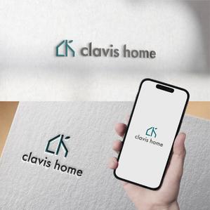 Lily_design (cocoda_design)さんの注文住宅建築会社「クラビスホーム」のロゴへの提案