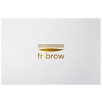 OHA (OHATokyo)さんの眉毛サロン『tr brow』のロゴイラスト募集への提案
