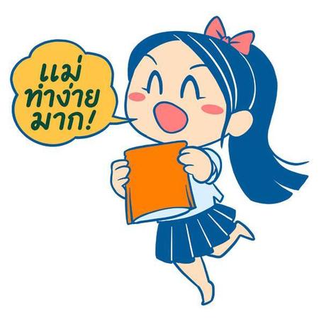 イラストレーター　浅野文彦 (artmigo)さんのタイ市場向け、レンジパウチ袋の女の子キャラクター制作への提案