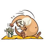 イラストレーター　浅野文彦 (artmigo)さんの食いしん坊でメタボ体型な動物のイラストへの提案