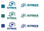 pale (ken2875)さんのガレージ倉庫建築の専門店「キットボックス」のロゴ作成への提案