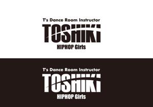 pale (ken2875)さんのダンススクール『ティーズダンスルーム』所属インストラクター『TOSHIKI』のロゴマーク作成への提案