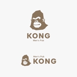 バンドウワークス (bandou9)さんのメンズパブ「KONG」のマークとロゴへの提案