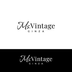 バンドウワークス (bandou9)さんの中古ラグジュアリーブランドショップ「Ms.Vintage」のロゴ制作への提案