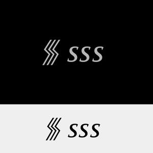 バンドウワークス (bandou9)さんの新会社「株式会社SSS（スリーエフ）」のロゴ作成｜美容医療・黒・洗練・強さがテーマへの提案