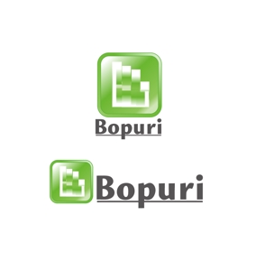 tommysPさんの建設関係の施工写真管理アプリ「Bopuri」のロゴデザインへの提案