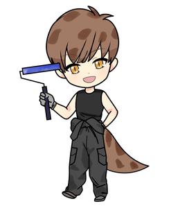Sato (hosino_03)さんの設備屋の家守テックという屋号のキャラへの提案