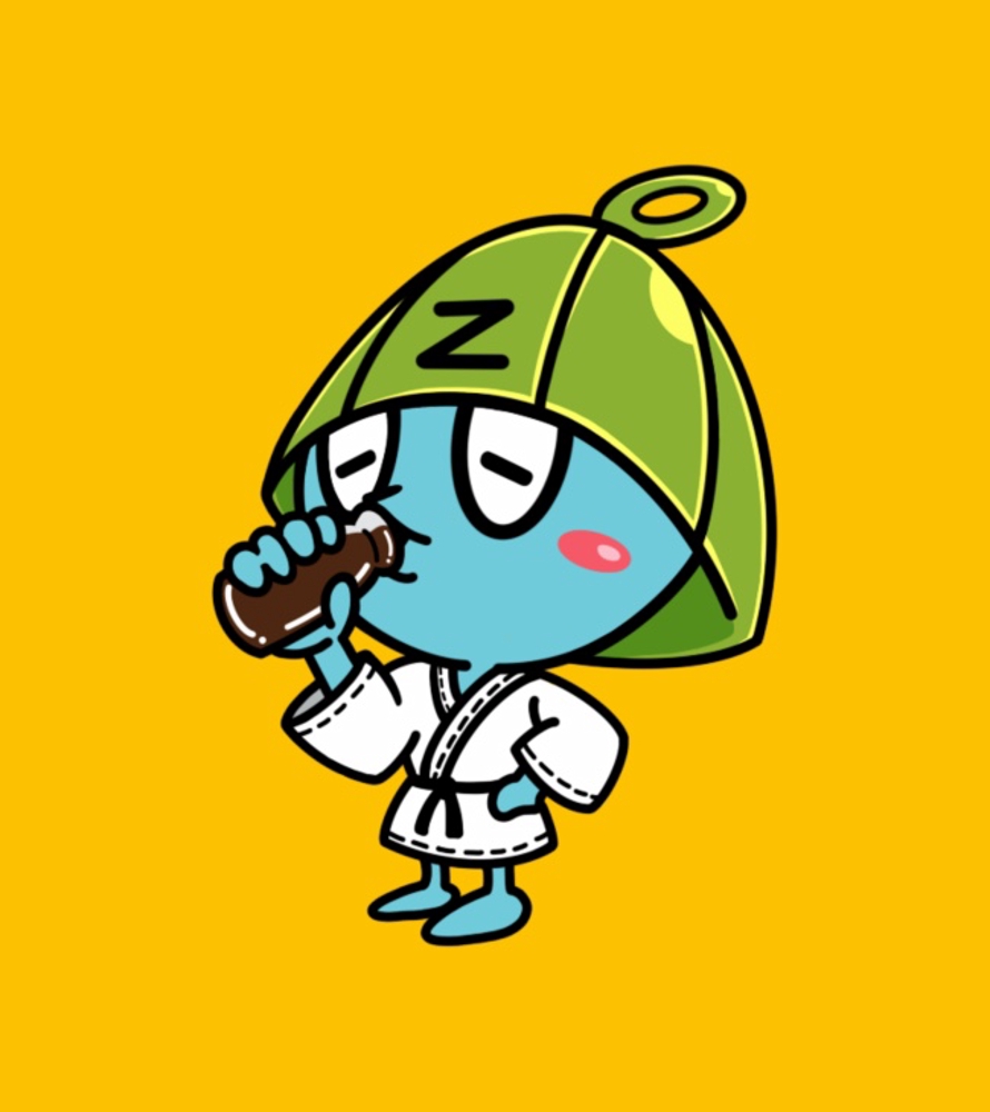 サウナ施設「ZUTTO道場」のオリジナルキャラクター