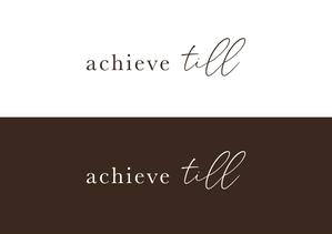kaitoshimatani (Kaito_114)さんの美容室「achieve till」のロゴ制作依頼＋記念エコバッグロゴ制作依頼への提案