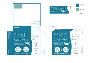 hanaya-san (hanaya-san333)さんのペット用サプリメント「MRE Cat Pro」パッケージデザインへの提案