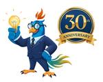 soL design (sol_design01)さんのコンサルティング会社の30周年記念キャラクターイラストへの提案