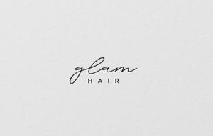 D . l a b o (becky_)さんの美容室「glam」のロゴへの提案