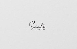 D . l a b o (becky_)さんの美容室「Siete」のロゴへの提案