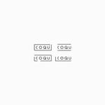D . l a b o (becky_)さんの新規開店美容室「COQU」のロゴへの提案