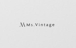 D . l a b o (becky_)さんの中古ラグジュアリーブランドショップ「Ms.Vintage」のロゴ制作への提案