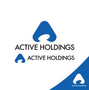 ロゴ研究所 (rogomaru)さんの『ACTIVE　HOLDINGS』のロゴ制作への提案