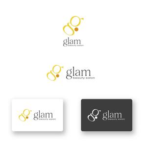 山田デザイン室 (yamadalan)さんの美容室「glam」のロゴへの提案