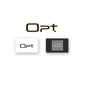 山田デザイン室 (yamadalan)さんのシンプル＆高品質なビジネス仕様の滞在施設「Opt」のロゴ（看板）への提案